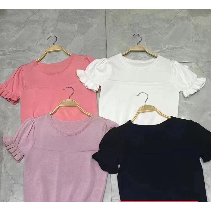 Lightweight And Charming Womens Puff-sleeve Design