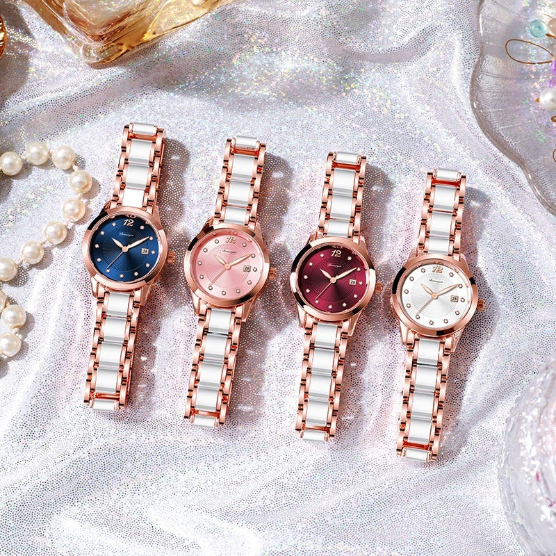 Best-selling Womens Watch A Stylish Water-resistant Ceramic Timepiece
