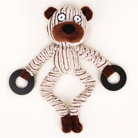 Dog Chew Toy Pet Plush Squeaky Paper Toy