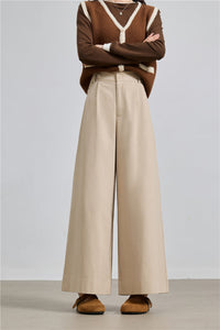 Korean-style Relaxed Simple Figure-flattering Casual Pants
