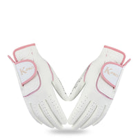 1Pair Women's Golf Gloves Microfiber Soft Fit Sport Grip Durable Gloves Anti-skid Breathable Sports Gloves