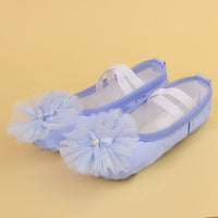 Children's Dance Shoes Soft Bottom Training Shoes Girl Cat's Paw Dancing