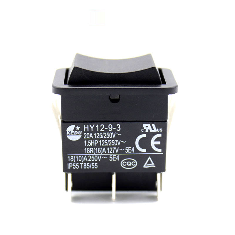 HY12-9-3 Arc Buttons Button Rocker Switch HY12 3 Gear Self-reset Lock-free Positive And Negative Rotation Switches