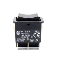 HY12-9-3 Arc Buttons Button Rocker Switch HY12 3 Gear Self-reset Lock-free Positive And Negative Rotation Switches