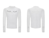 Niche Mesh Ice-feeling Slim Bottoming Shirt