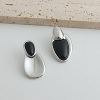 New Chinese Style Accessories Irregular Stitching Black Onyx Necklace Women