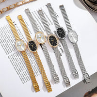 Girls Watch With A Bamboo-link Strap And An Oval Small Dial
