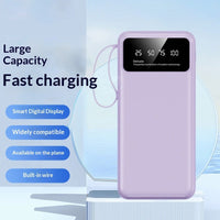 Built-in Cable Multi-port Wired Charging Power Bank