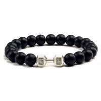 Black Lava Volcanic Stone Beads Bracelet – Men & Women