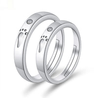 Moissanite Engagement Couple Couple Rings
