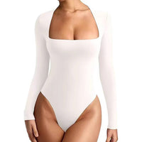 Sexy And Chic Square-neck Top For Fall And Winter