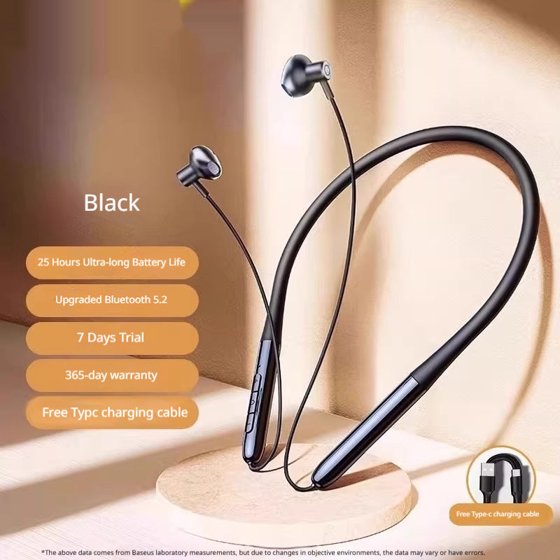 Sports Neckband Running Wireless Noise-canceling Long Battery Life Bluetooth Headphones