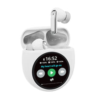 Noise-canceling Wireless Bluetooth Headphones With A Screen