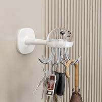 Powerful Multi-functional Six-claw Rotating Hook Rack Kitchen Storage Gadgets