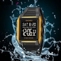 Lightweight Waterproof And Luminous Square Electronic Sports Watcha Classic And Stylish Choice
