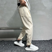 Fashion Summer Ice Silk Casual Pants Men