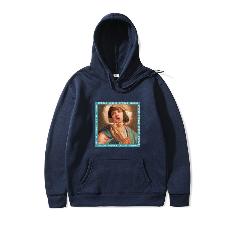 Men's sweater hooded pullover