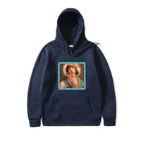 Men's sweater hooded pullover