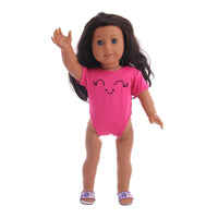 Cute One-piece Swimsuit With Girl Doll Accessories