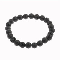 Purple Arrow Volcanic Stone Lava stone Magnetic Bracelet