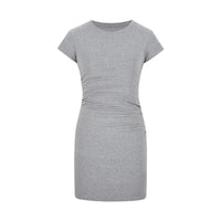 Figure-flattering Basic Short-sleeve Dress