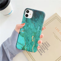 Creative marble mobile phone case