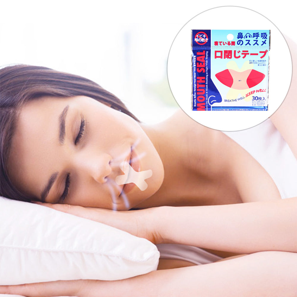 Anti Snoring Mouth Tape Sleep Strip Better Nose Breathing Improved Nighttime Sleeping Less Mouth Breathing Health Care
