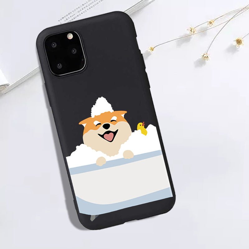 Cute Shiba Inu Erha Couple Mobile Shell  Matte Soft