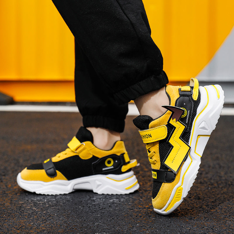 Medium And Big Kids Plus Cashmere Warm Sports Shoes