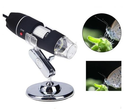 USB Digital Microscope 1000X LED Magnifier for Repair & Study