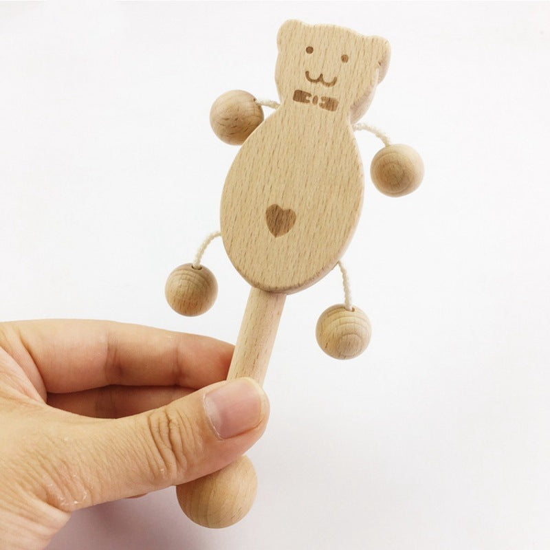 Block Baby-Products Ecofriendly Craft-Accessories Chewable-Toys Child Wood 1PC Beech