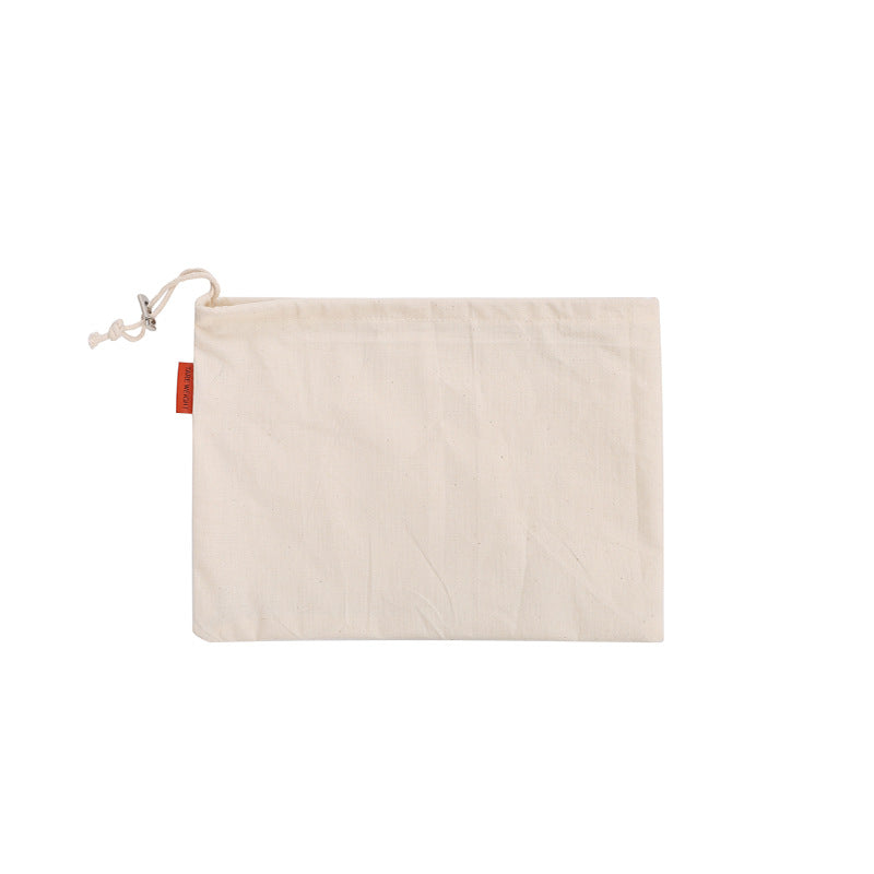 Cotton Drawstring Bag Safe Store Foods Bag Multi-Purpose Fruit Vegetable Rice Bread Shopping Bag