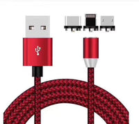 Android Type c Three-in-One Magnetic Suction Head Charging Cable