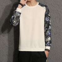 Men's Casual Round Neck T-shirt Sweater Top