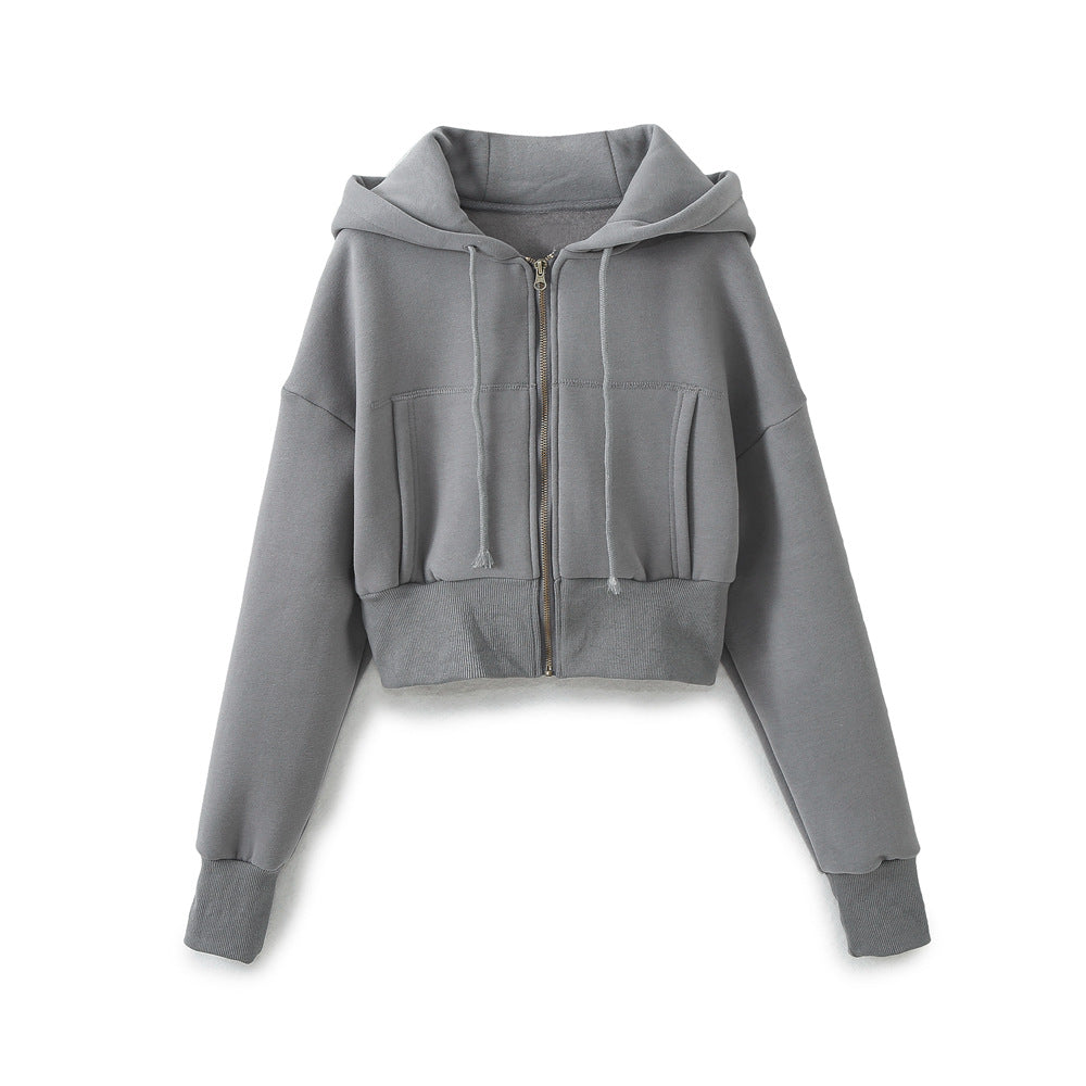 Women's Clothing Short Sport Cardigan Sweater Running Pants Suit