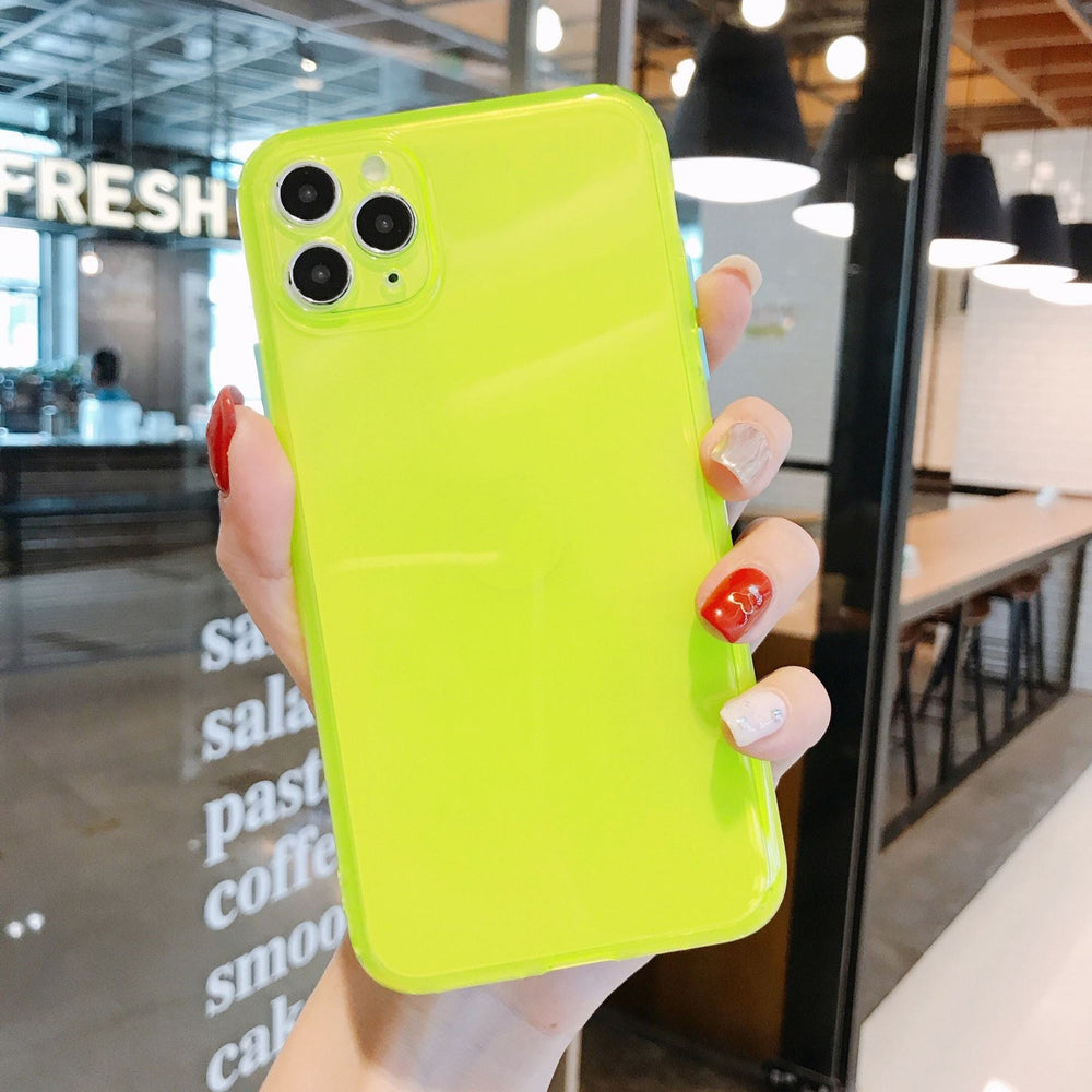 Two-color mirror phone case