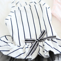 Pet striped dress