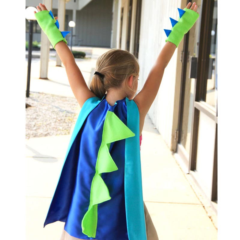 Kids Dinosaur Cloak Set Halloween Costume