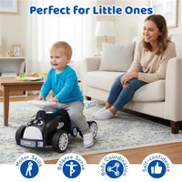 Kids Ride-On Sliding Car With Music Function, 3 Themes Sit-and-Scoot Toy For 19-36 Months (Shark)
