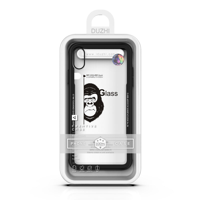 Transparent Tempered Glass Phone Case