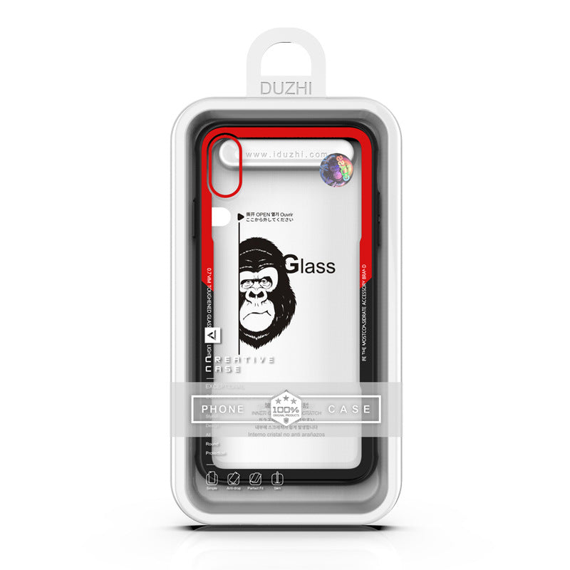 Transparent Tempered Glass Phone Case