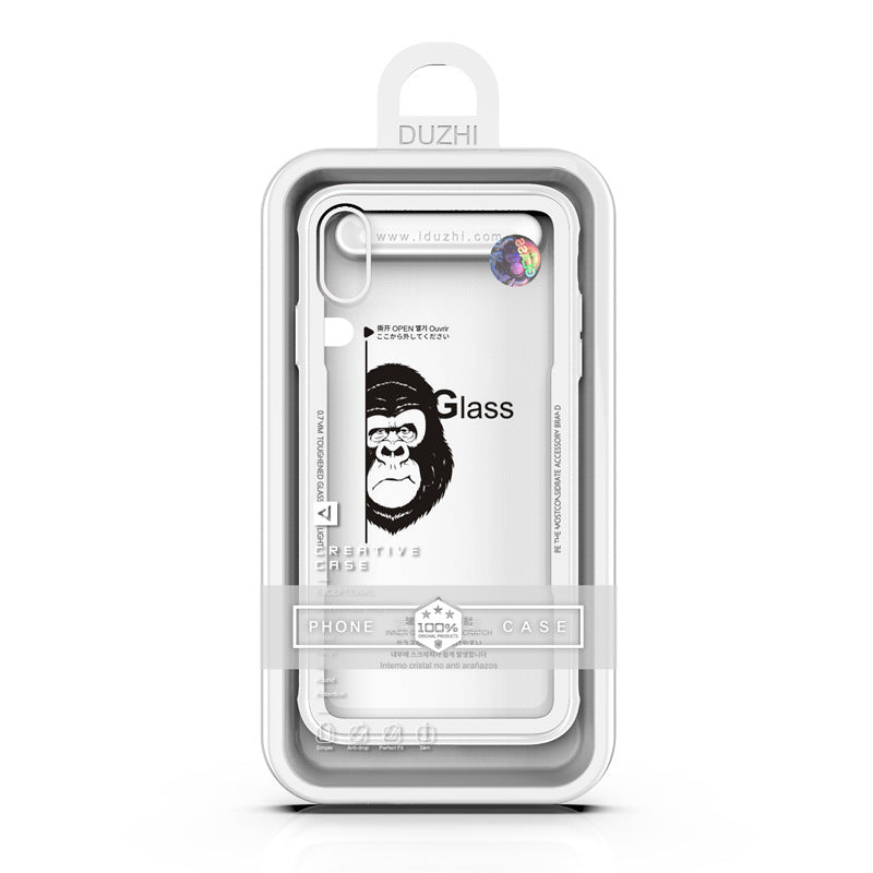 Transparent Tempered Glass Phone Case