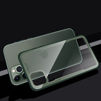 Transparent Tempered Glass Phone Case