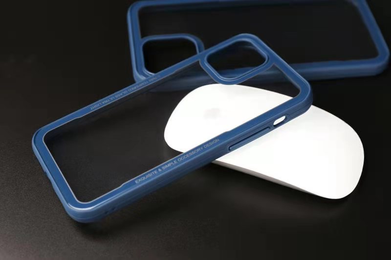 Transparent Tempered Glass Phone Case