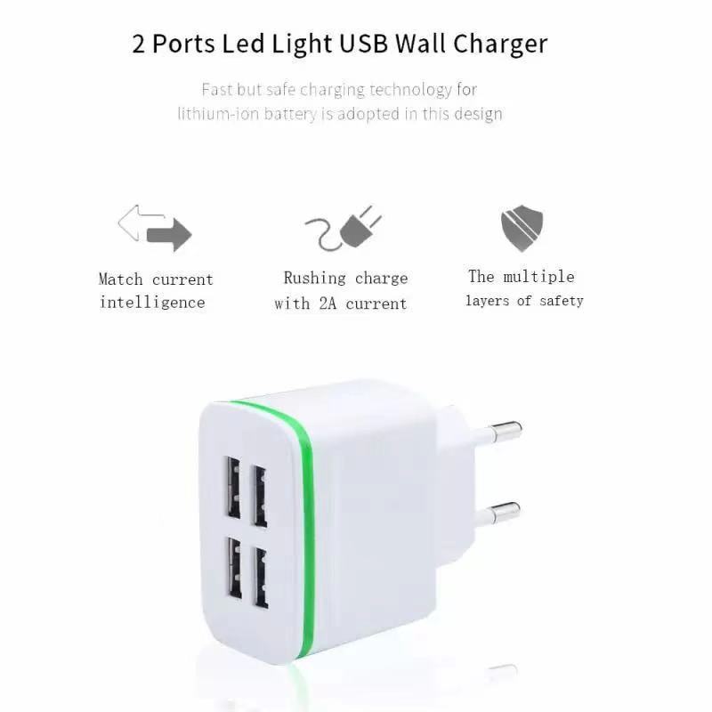 Universal Travel Charging Head for Smartphones and Tablets