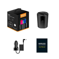 Two-In-One Wireless Charger For Car Cup