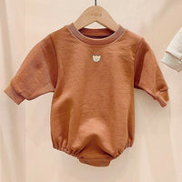 Cute Bear Print Sweatshirt Bag Fart