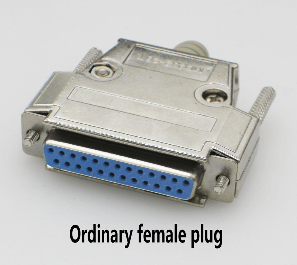 DB25 Male And Female Connector Industrial-Grade Solid Gold-Plated Burs Two Rows Of 25-Pin Plugs And Oral