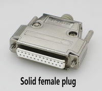 DB25 Male And Female Connector Industrial-Grade Solid Gold-Plated Burs Two Rows Of 25-Pin Plugs And Oral