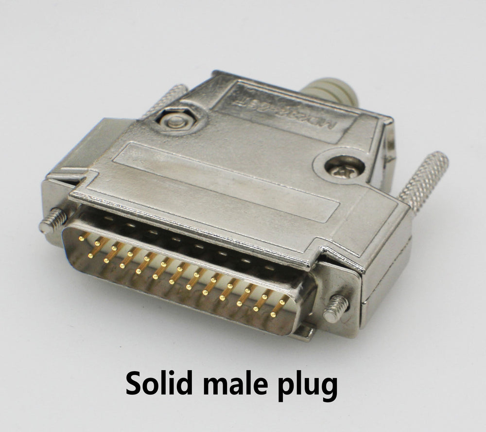 DB25 Male And Female Connector Industrial-Grade Solid Gold-Plated Burs Two Rows Of 25-Pin Plugs And Oral